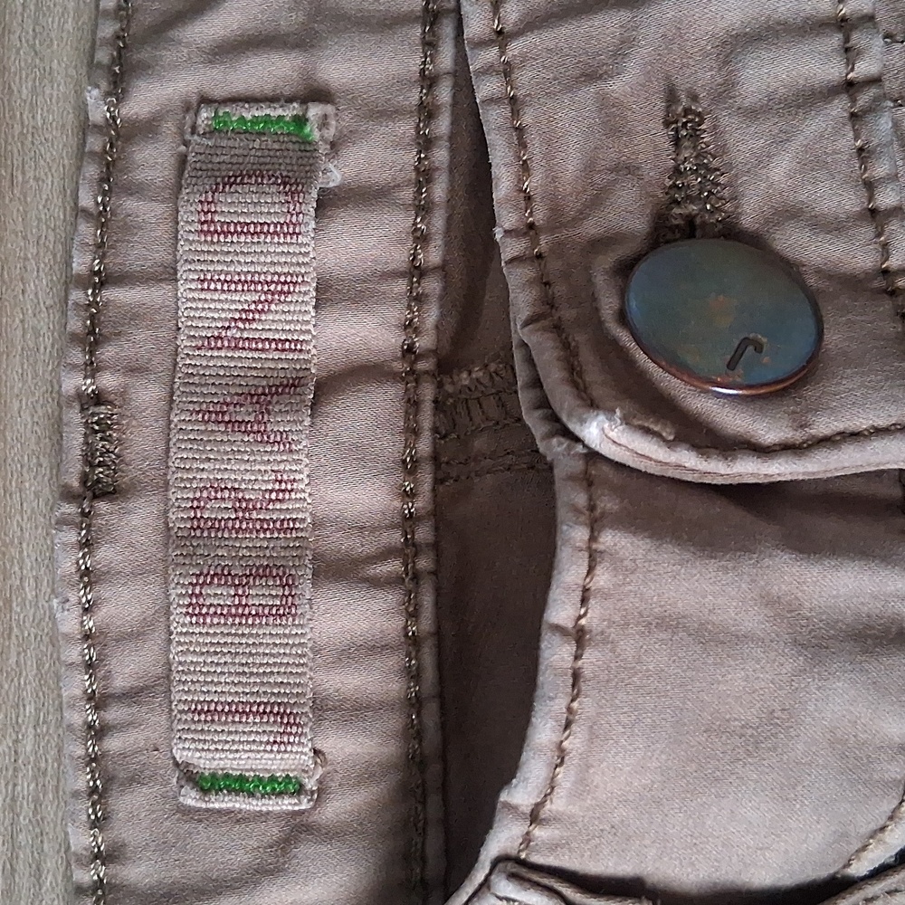J Brand Women's Stylish Skinny Taupe Pants 117965 Size 25 - Picture 4 of 10